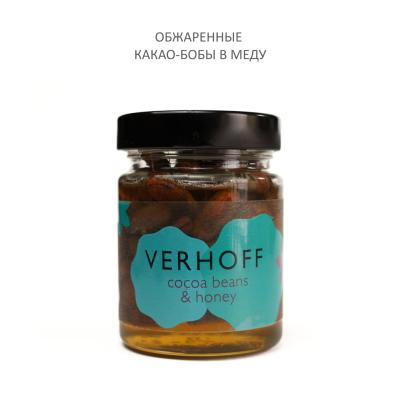 Обжаренные какао-бобы в меду