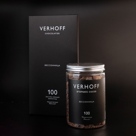 Настоящий темный 100% дикий шоколад «Бессонница» для приготовления какао-напитка из какао-бобов Мадагаскар купить в интернет-магазине VERHOFF