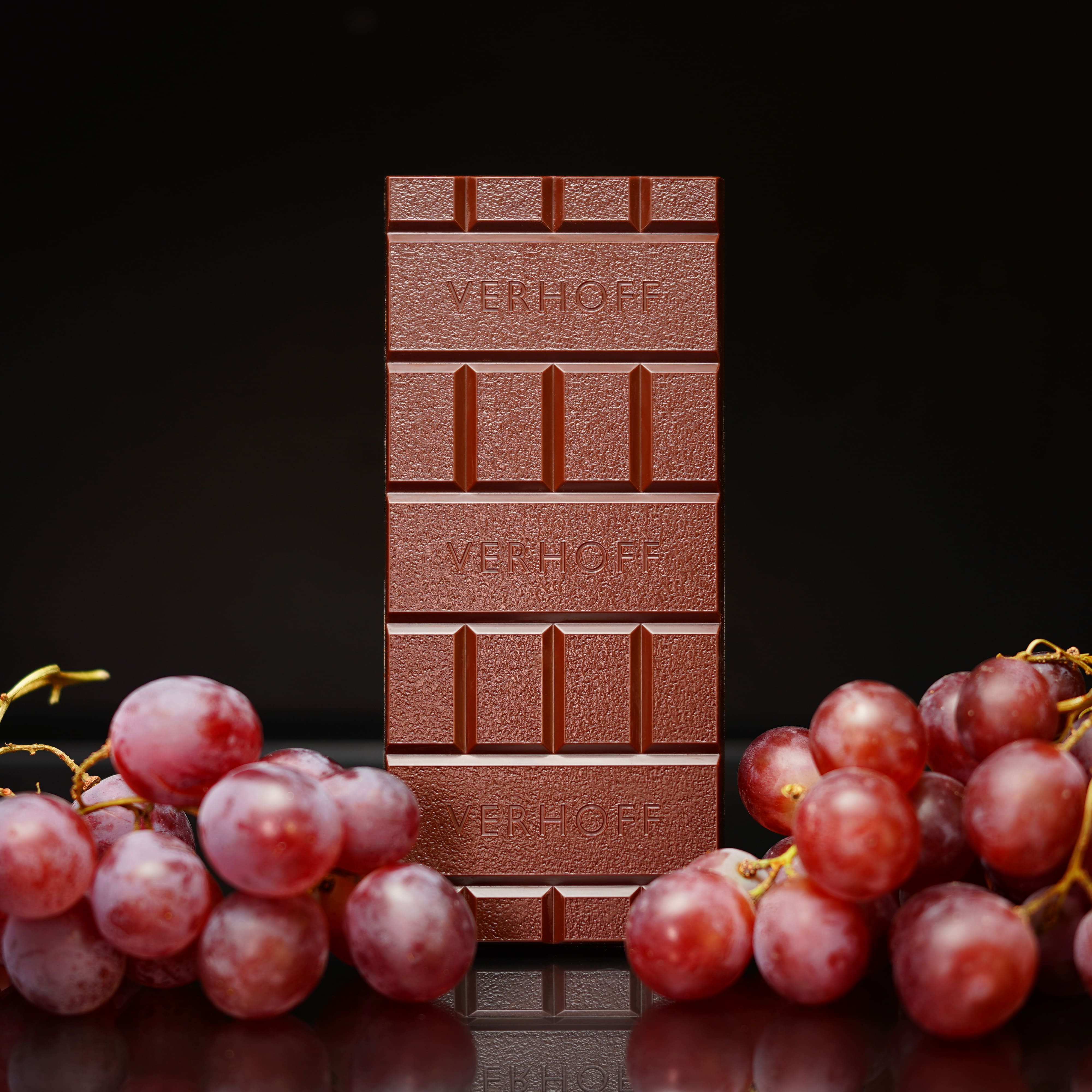 Темный шоколад 65% с изюмом из какао-бобов Венесуэла 