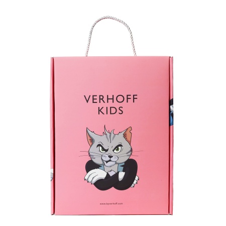 Подарочный бокс детский розовый KIDS с шоколадом, ореховой пастой, конфетами и какао купить в интернет-магазине VERHOFF