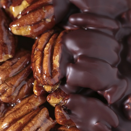 Материк с орехом пекан в карамели и темном шоколаде купить в интернет-магазине VERHOFF